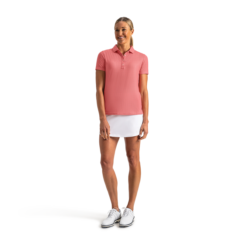 Tee Time Lisle Women - White / Crimson