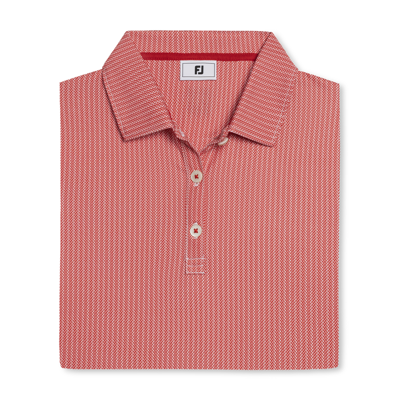Tee Time Lisle Junior Girl - White / Crimson