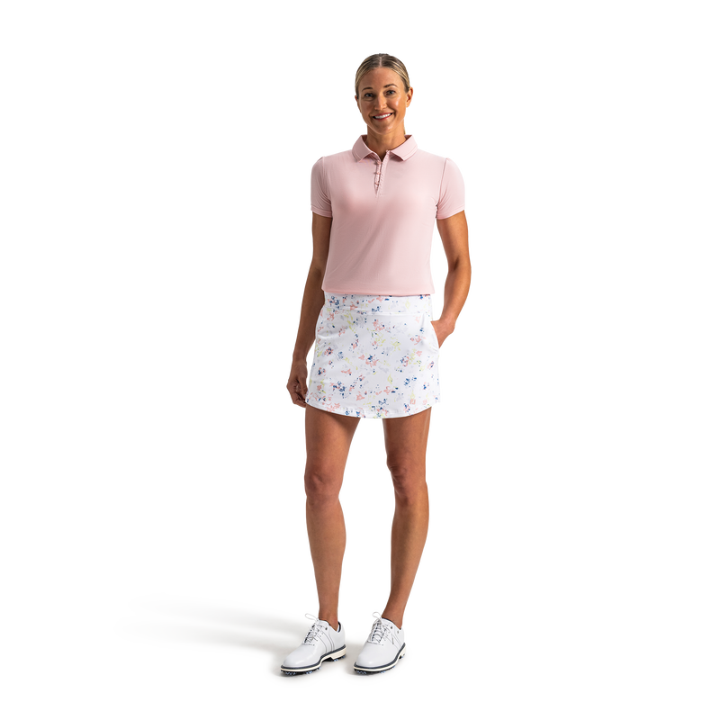 Aerial Fashion Skort Women - Chalk Pink Floral Print