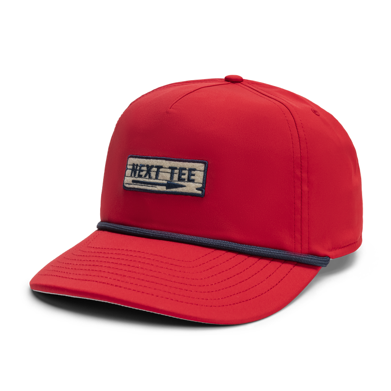 Motif 5-Panel Hat - Red