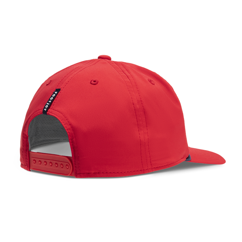 Motif 5-Panel Hat - Red