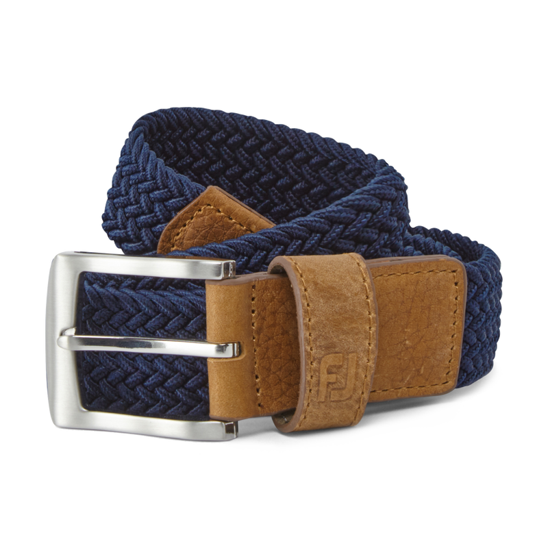 Woven Golf Belt - Navy