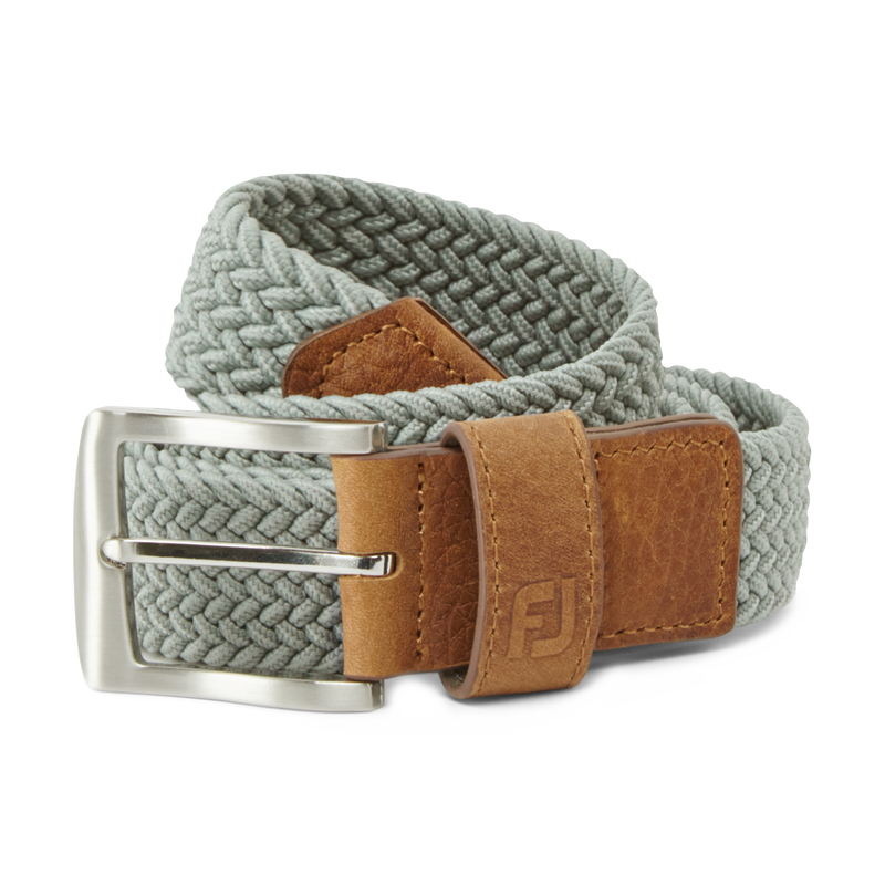 Woven Golf Belt - Grey