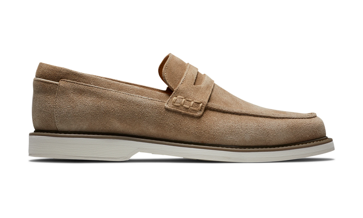 Suede Loafer - Taupe