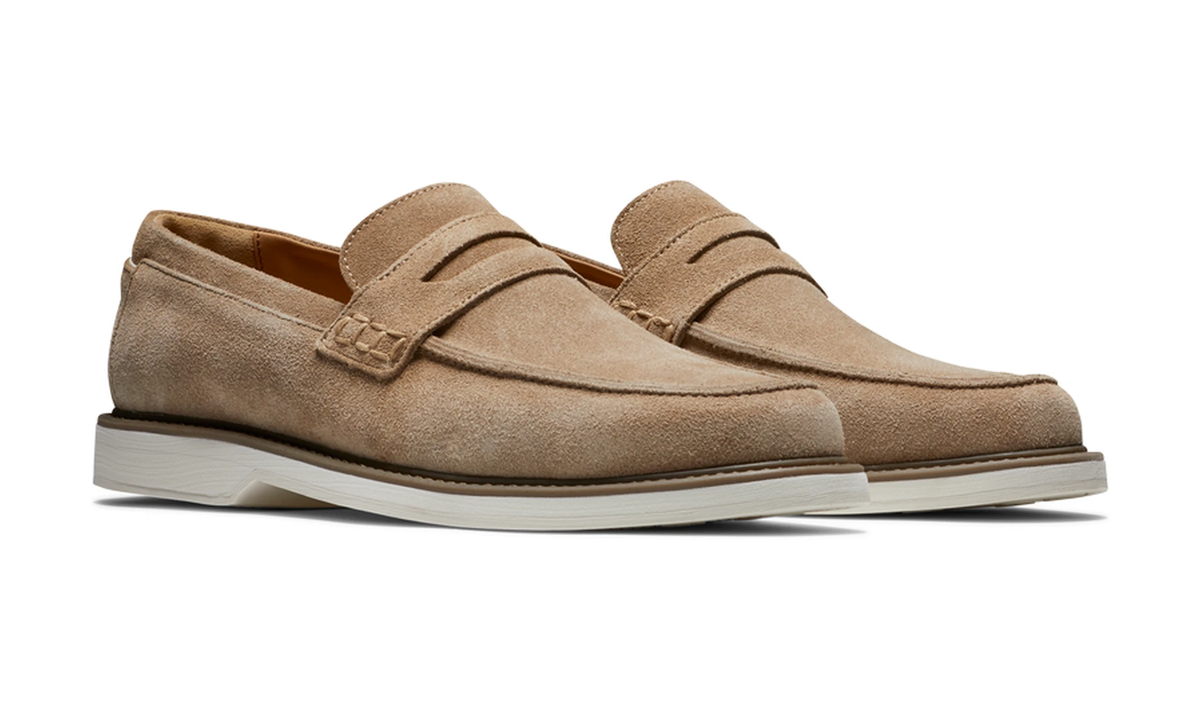 Suede Loafer - Taupe