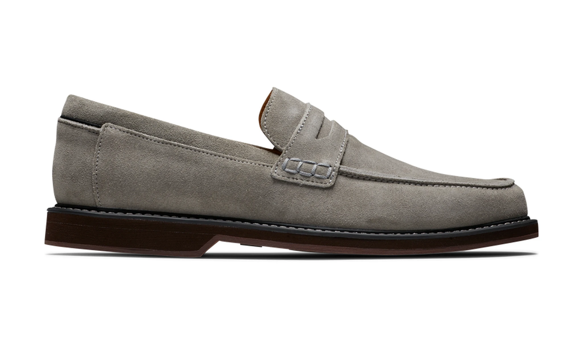 Suede Loafer - Grey