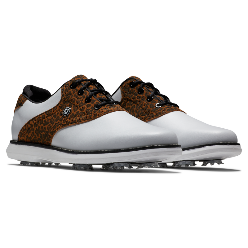 Traditions Women - White / Tan Leopard Print