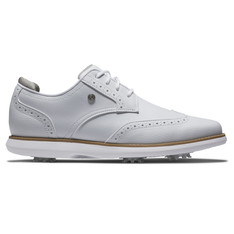 Traditions Wing Tip Women - White