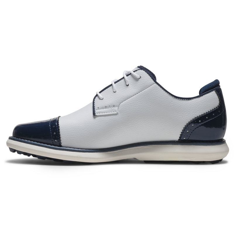 Traditions Cap Toe Spikeless Women - White / Navy