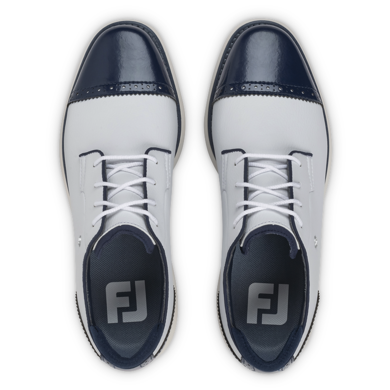 Traditions Cap Toe Spikeless Women - White / Navy