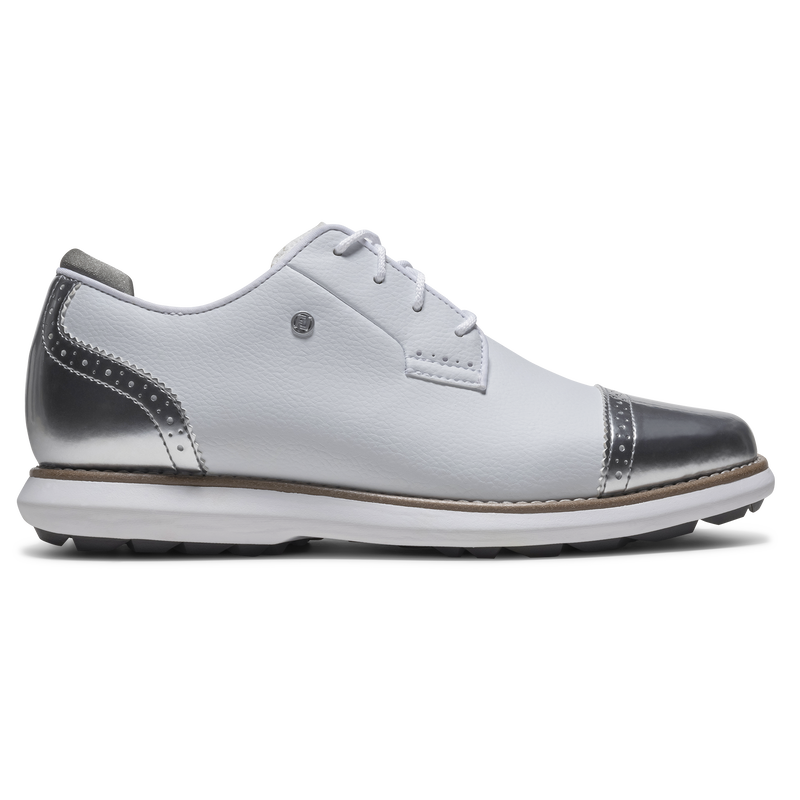 Traditions Cap Toe Spikeless Women - White / Platinum