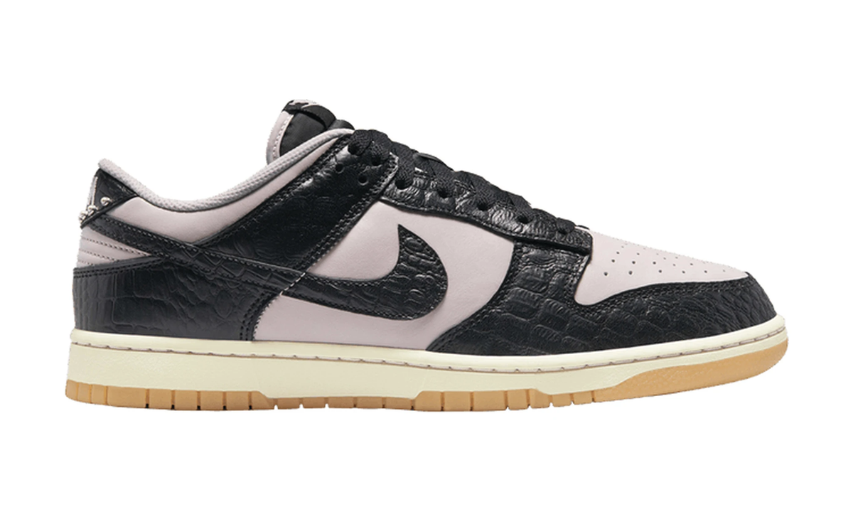 Dunk Low 'Black Platinum Violet Croc'