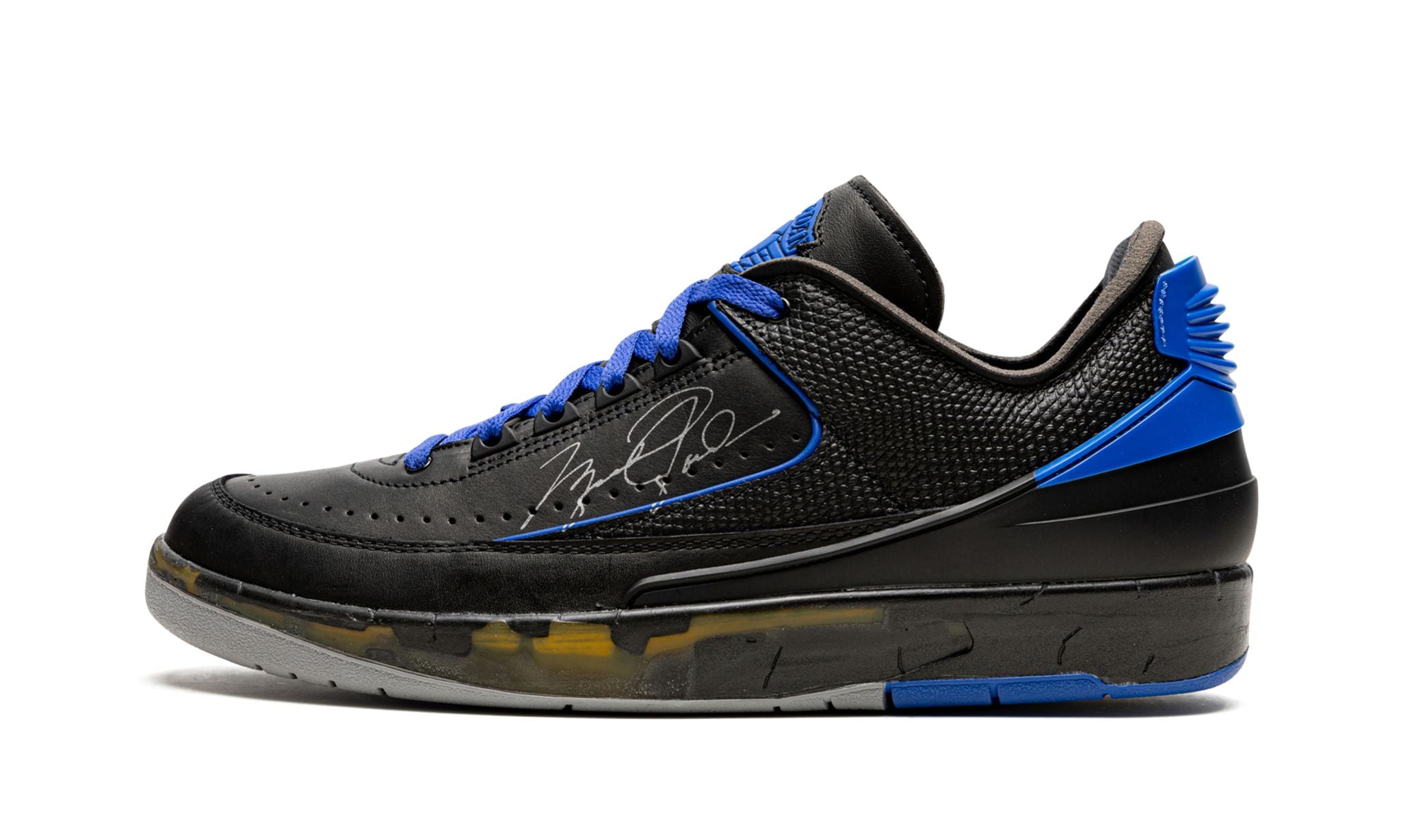 Off-White x Air Jordan 2 Retro Low SP Black Varsity Royal