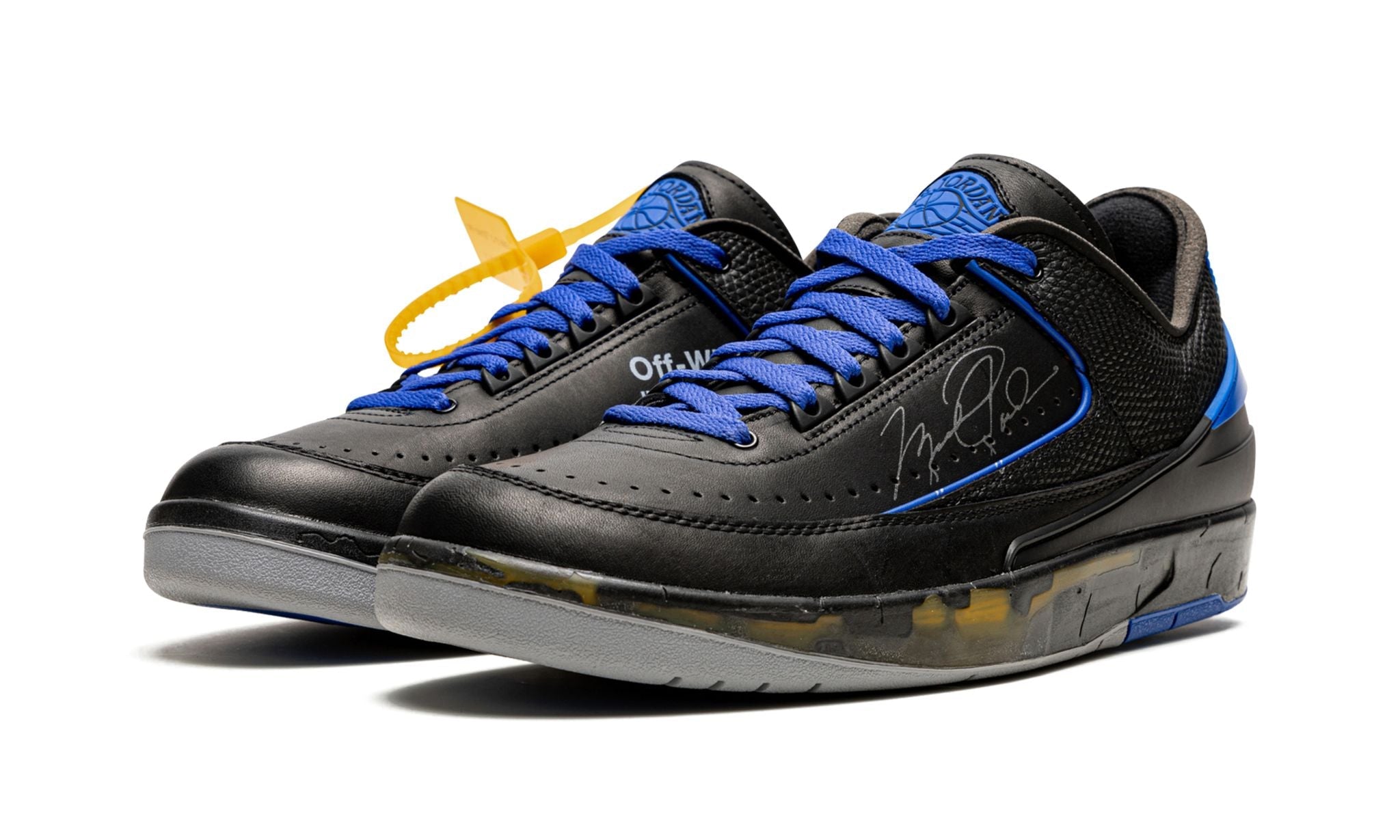 Off-White x Air Jordan 2 Retro Low SP Black Varsity Royal