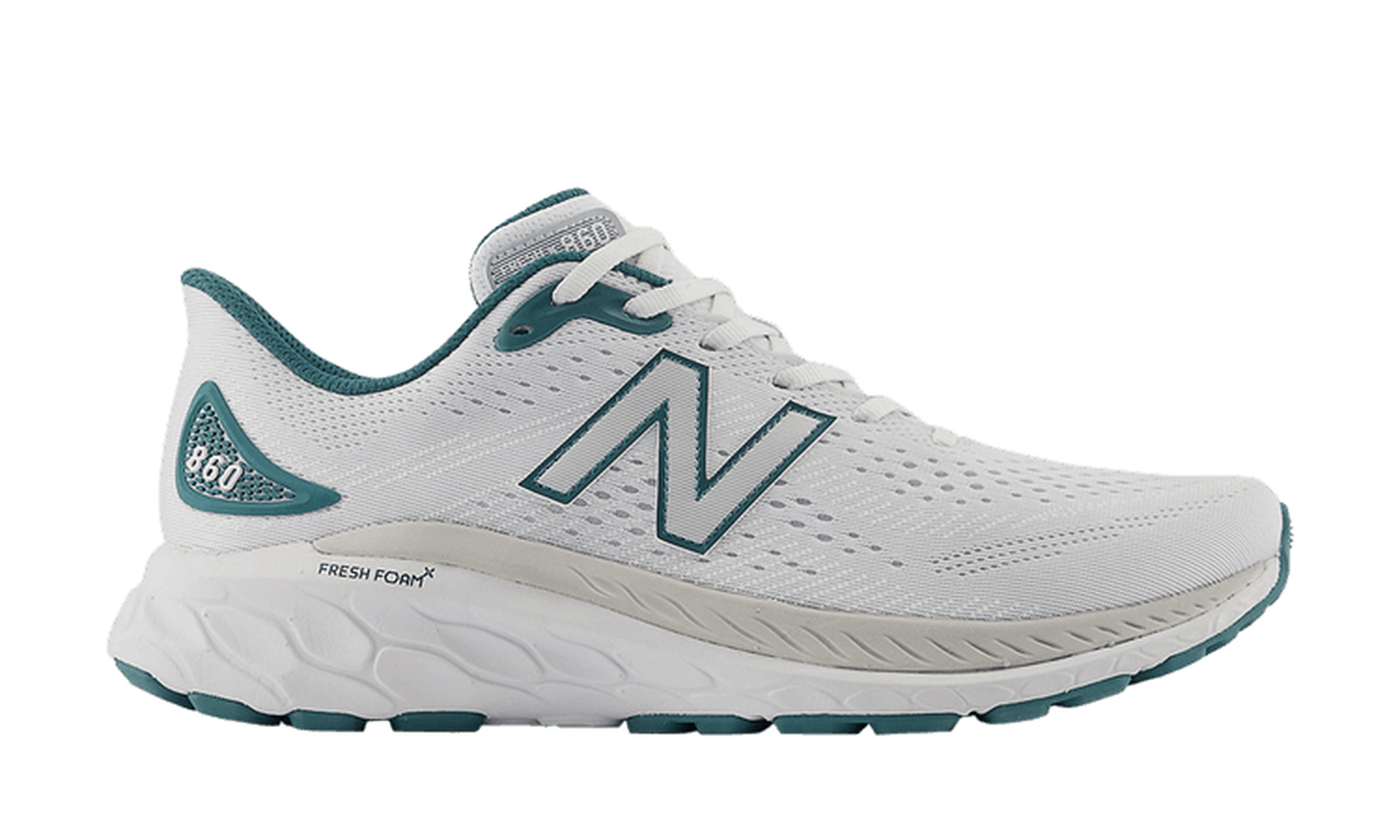Fresh Foam X 860v13 2E Wide 'Quartz Grey Spruce Bright Green'