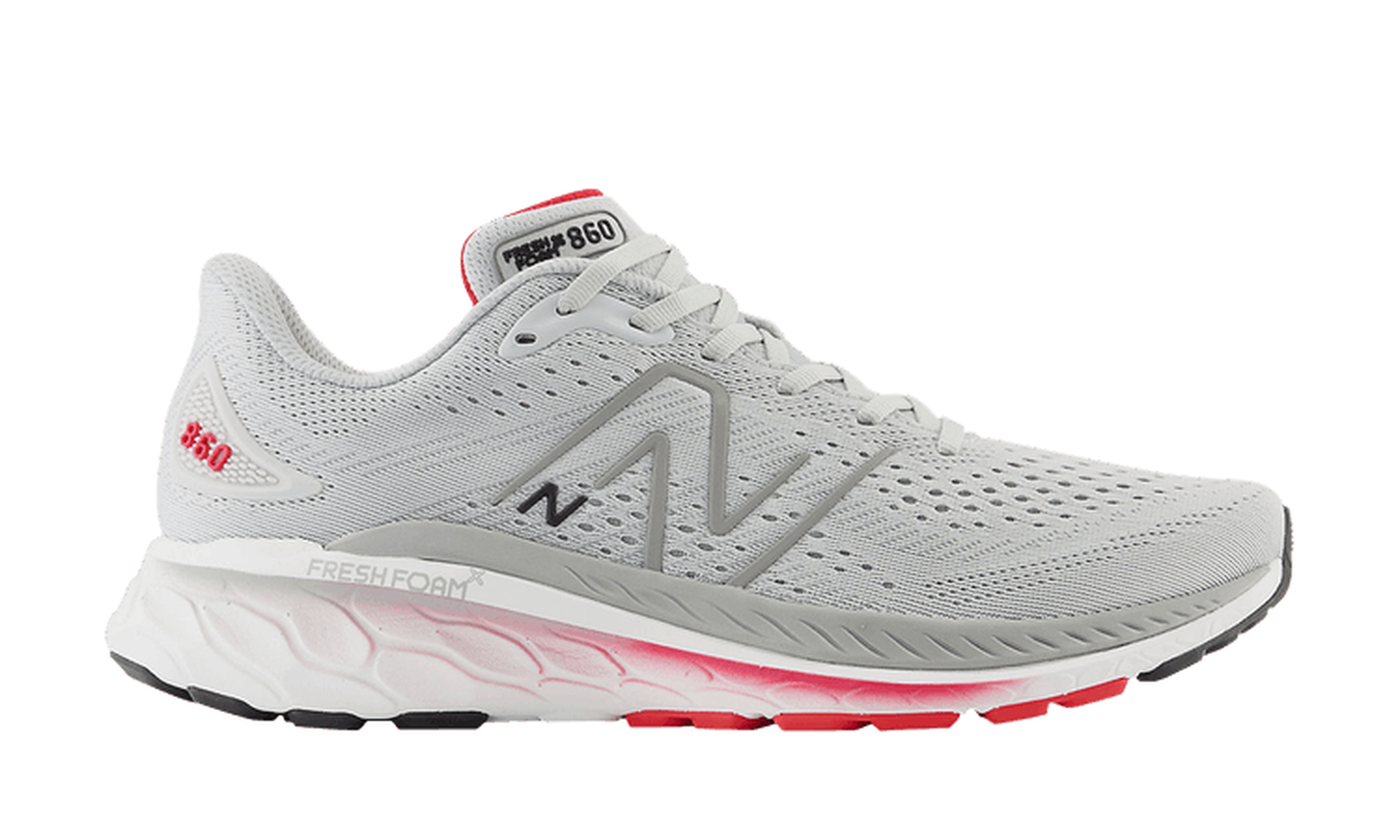 Fresh Foam X 860v13 'Light Aluminum True Red'