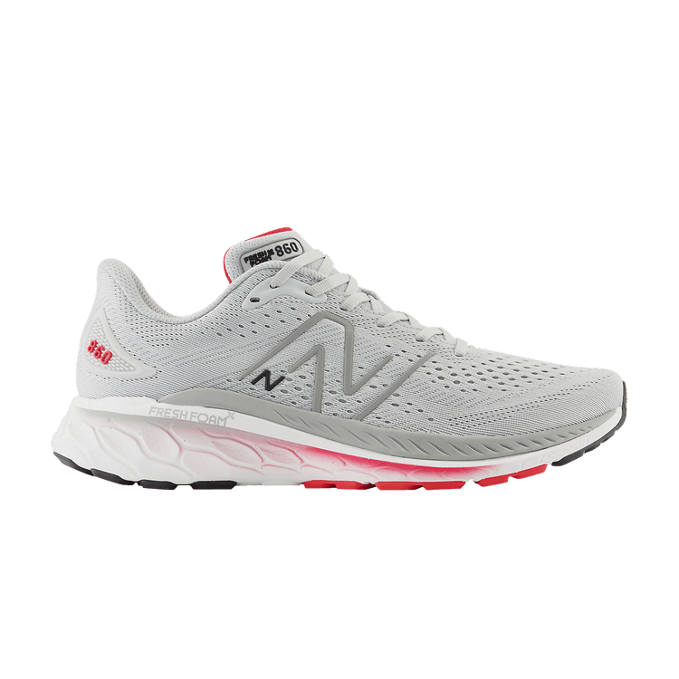 Fresh Foam X 860v13 'Light Aluminum True Red'