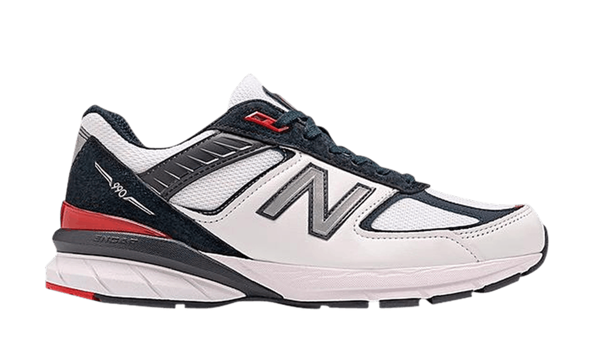 990v5 Made in USA 'White Carbon Red'
