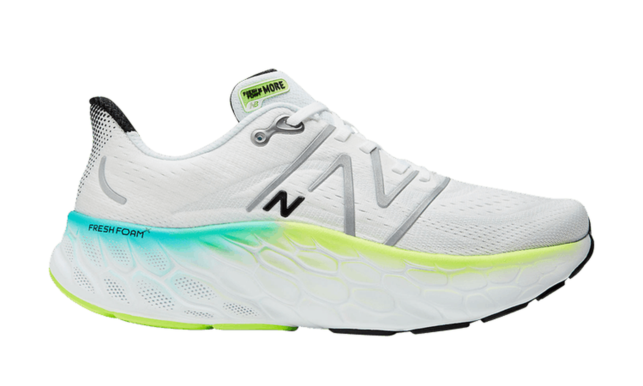 Fresh Foam X More v4 'White Electric Teal'