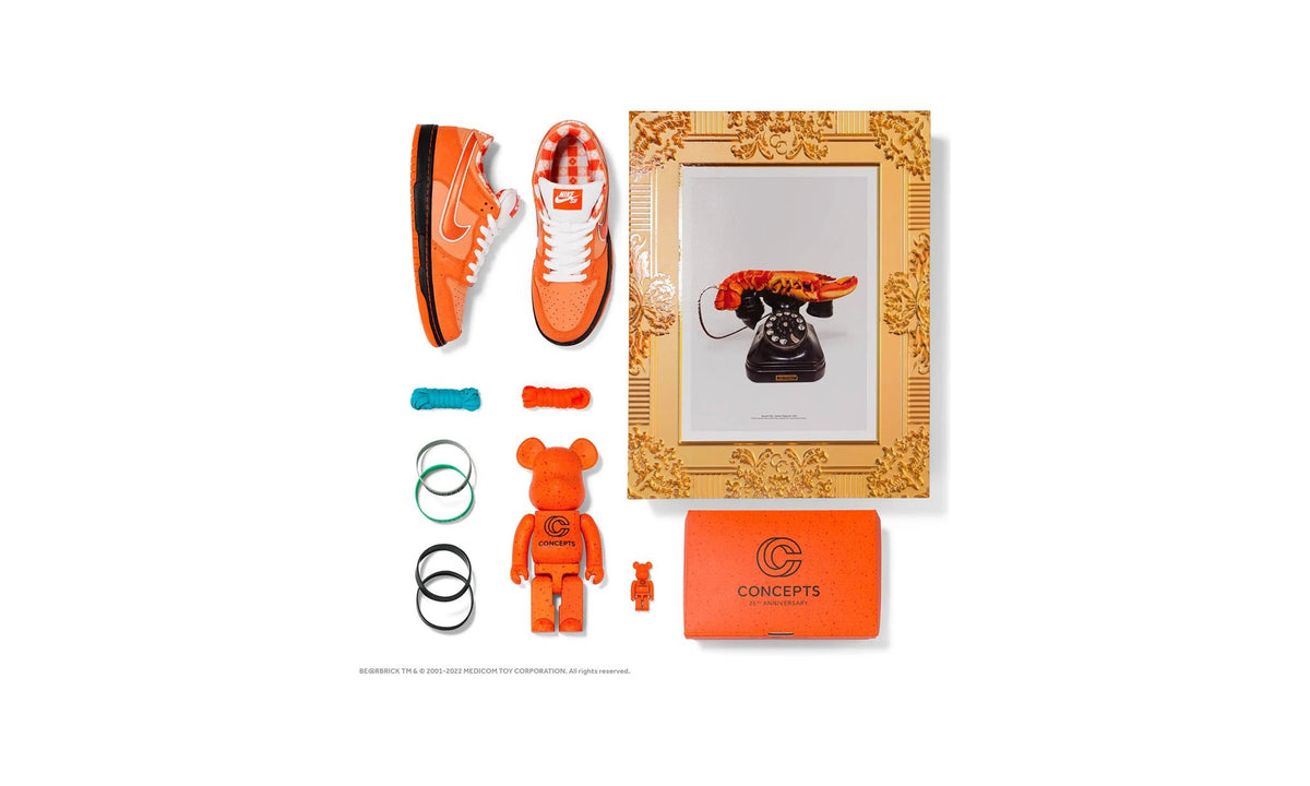 SB Dunk Low X Concepts Orange Lobster (Special Box)
