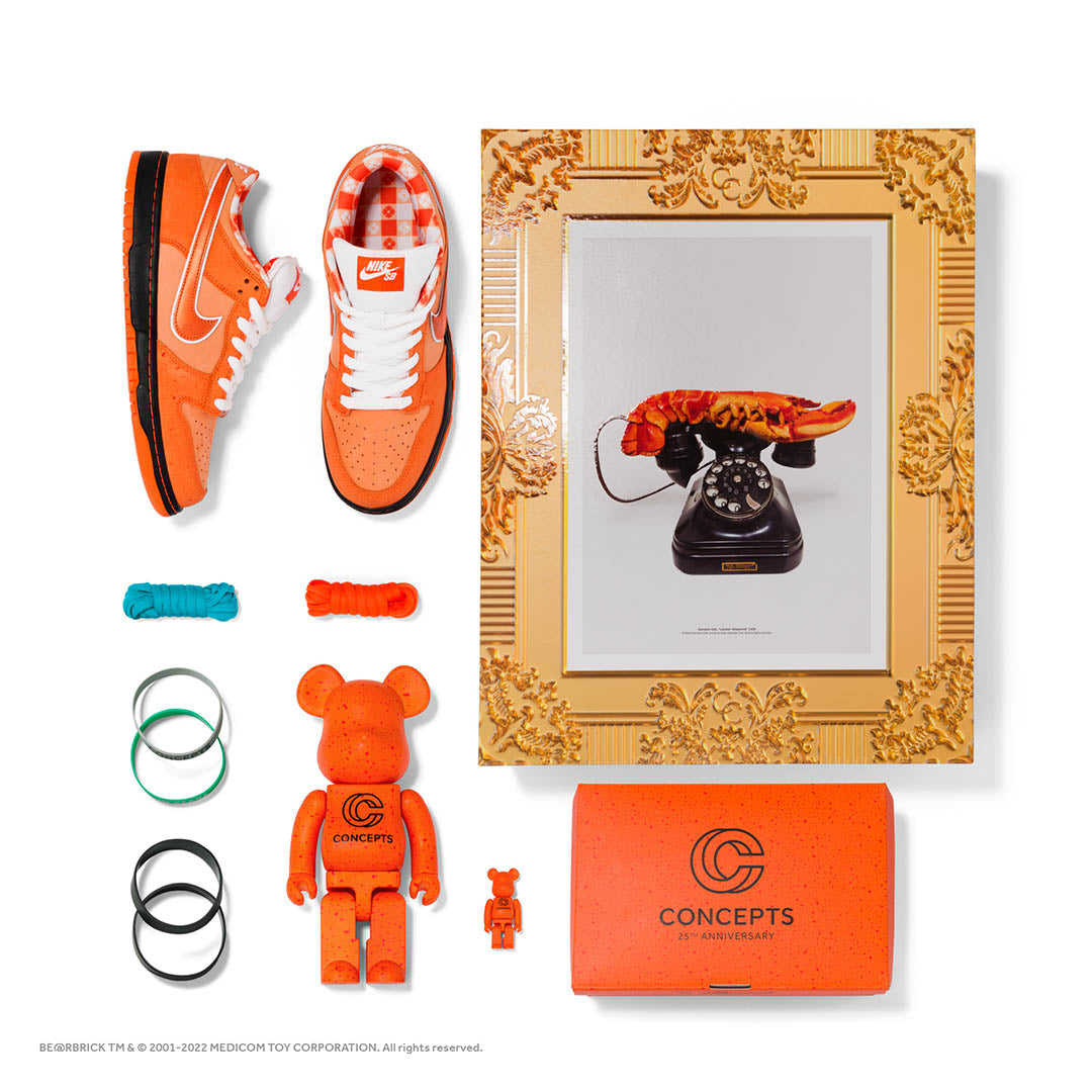 SB Dunk Low X Concepts Orange Lobster (Special Box)
