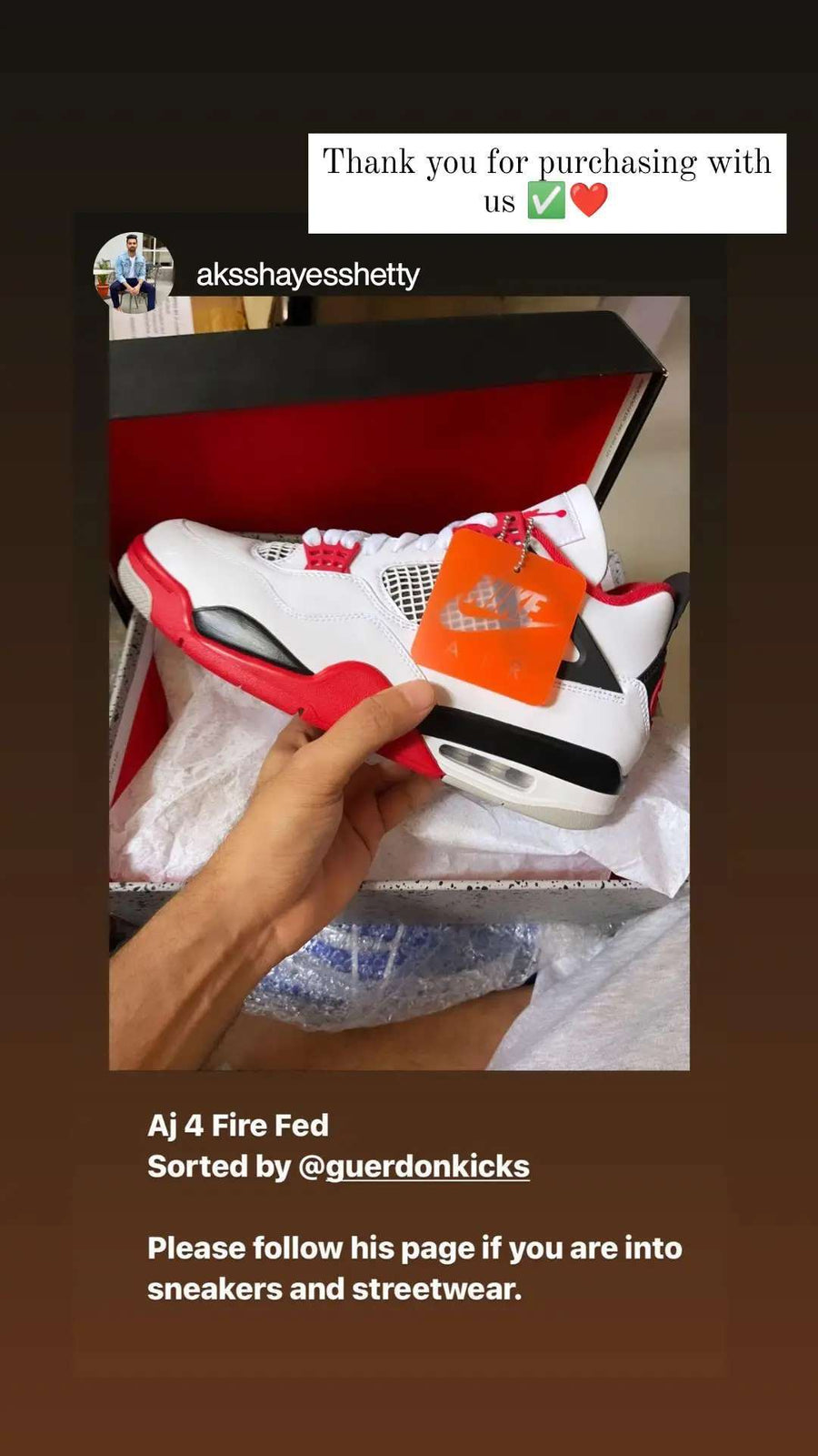 Air Jordan 4 'Fire Red'