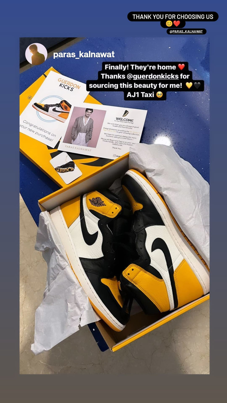 Air Jordan 1 'Taxi'