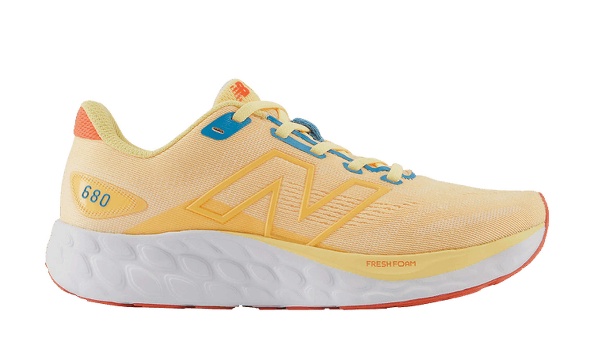Wmns Fresh Foam 680v8 'White Peach Coastal Blue'