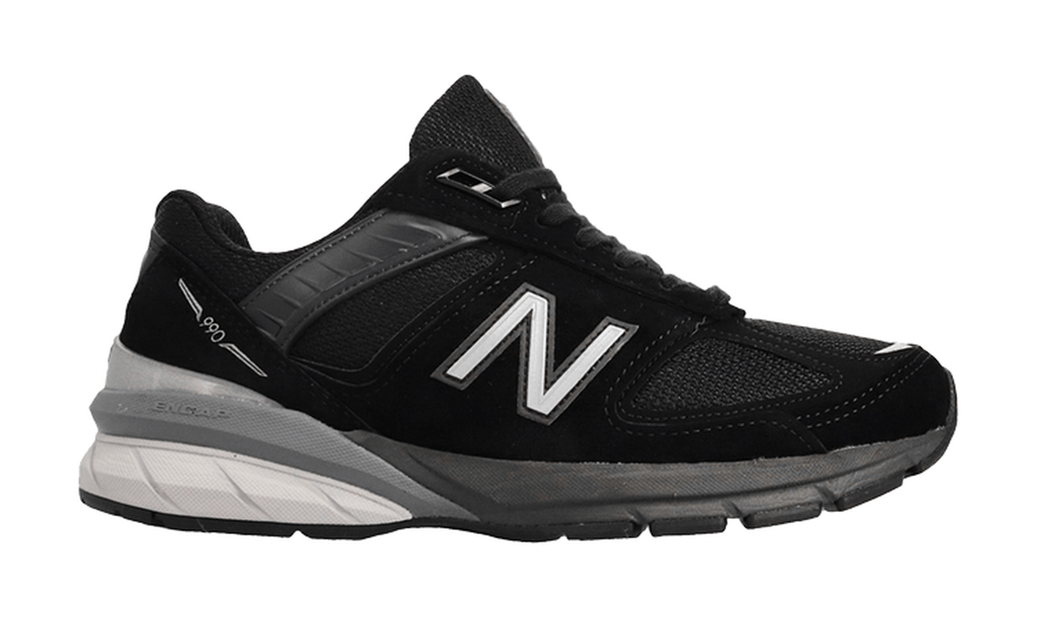 Wmns 990v5 Made In USA Wide 'Black Grey'