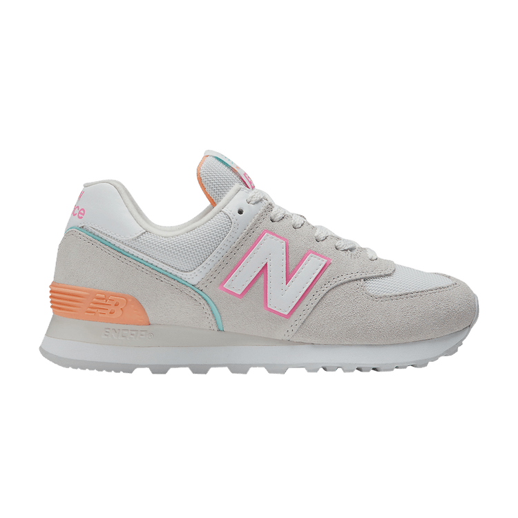 Wmns 574 Wide 'Nimbus Cloud Peach Glaze'