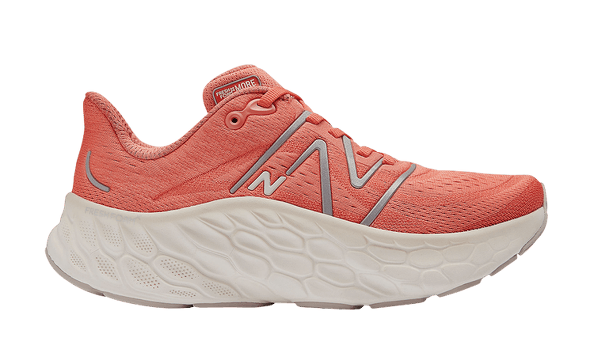 Wmns Fresh Foam X More v4 'Gulf Red Silver Metallic'