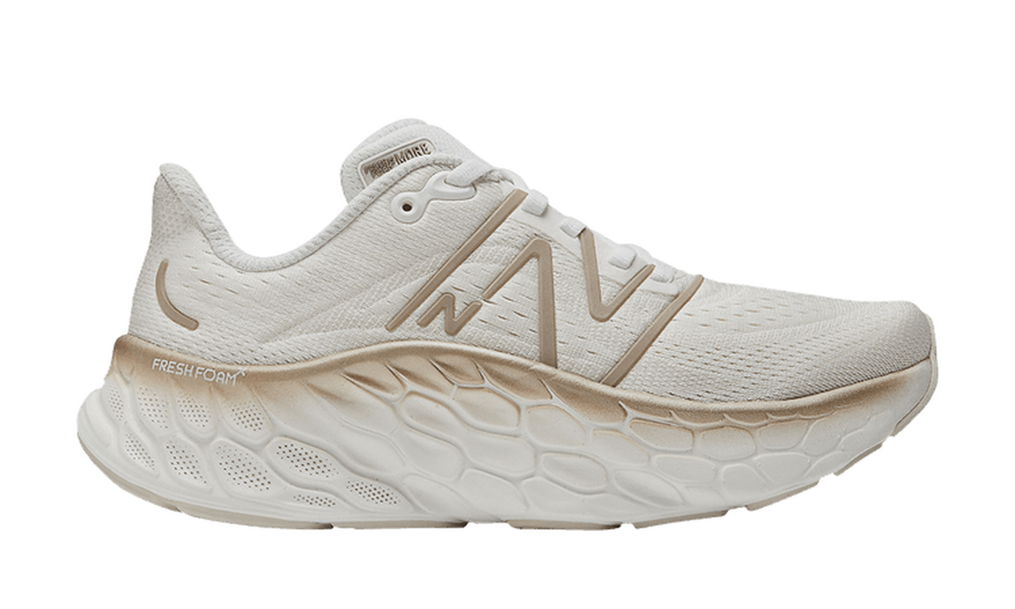 Wmns Fresh Foam X More v4 'White Gold Metallic'