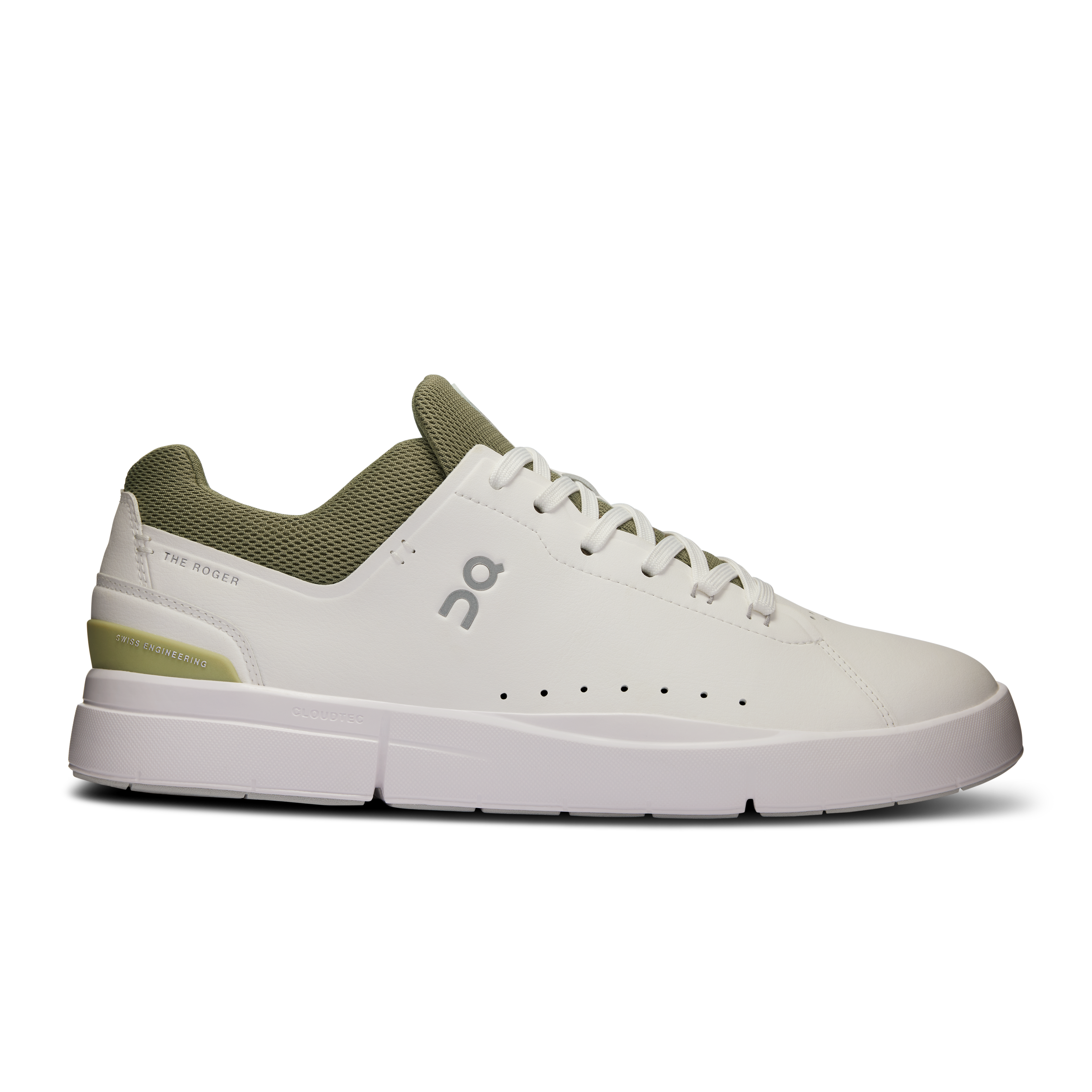 On The Roger Advantage White Olive