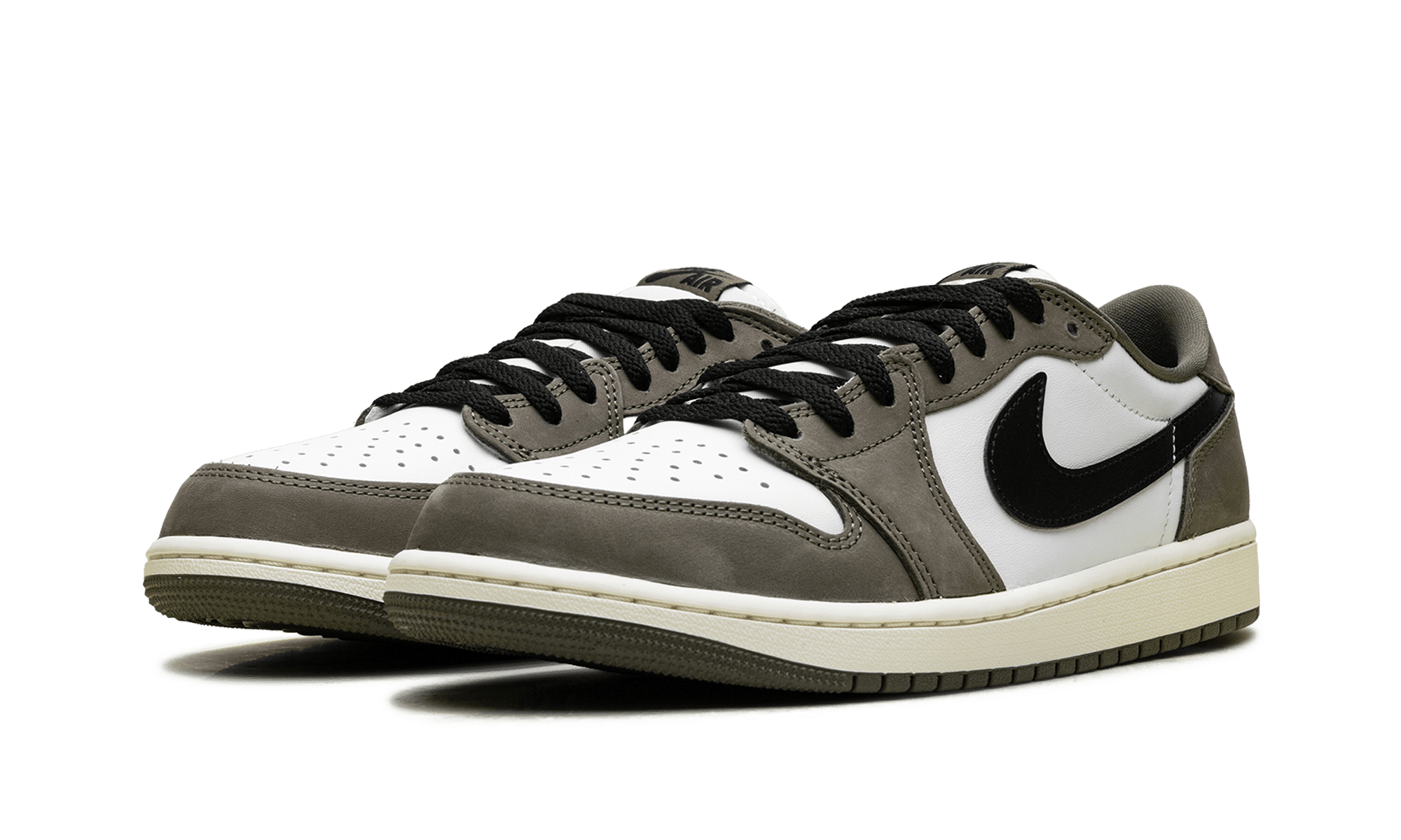 Air Jordan 1 Retro Low OG 'Medium Olive' - Guerdon Kicks - Sneakers