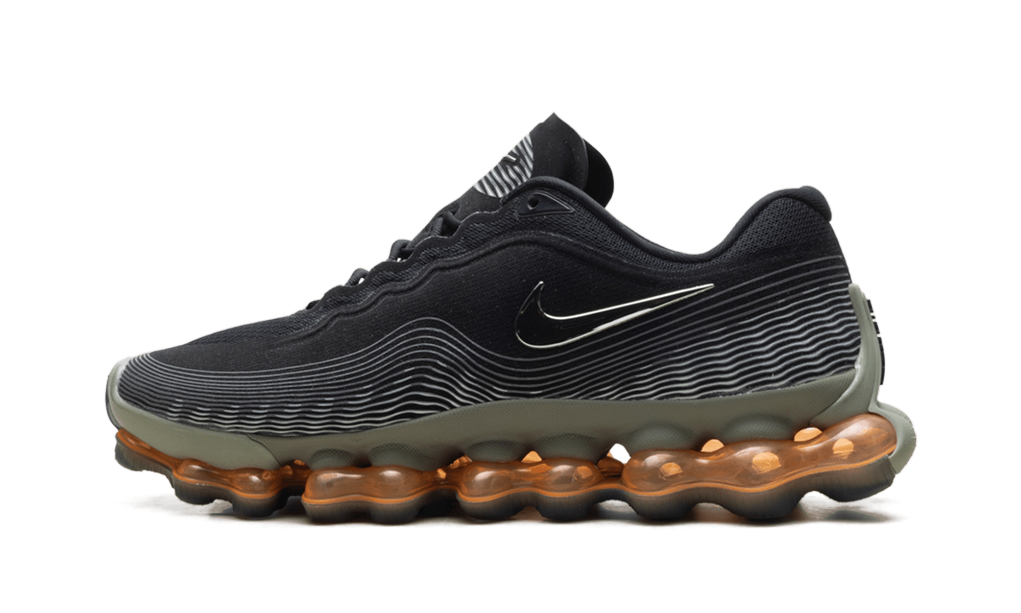 Air Liquid Max "Black Metallic Silver Light Army" - Guerdon Kicks - Sneakers