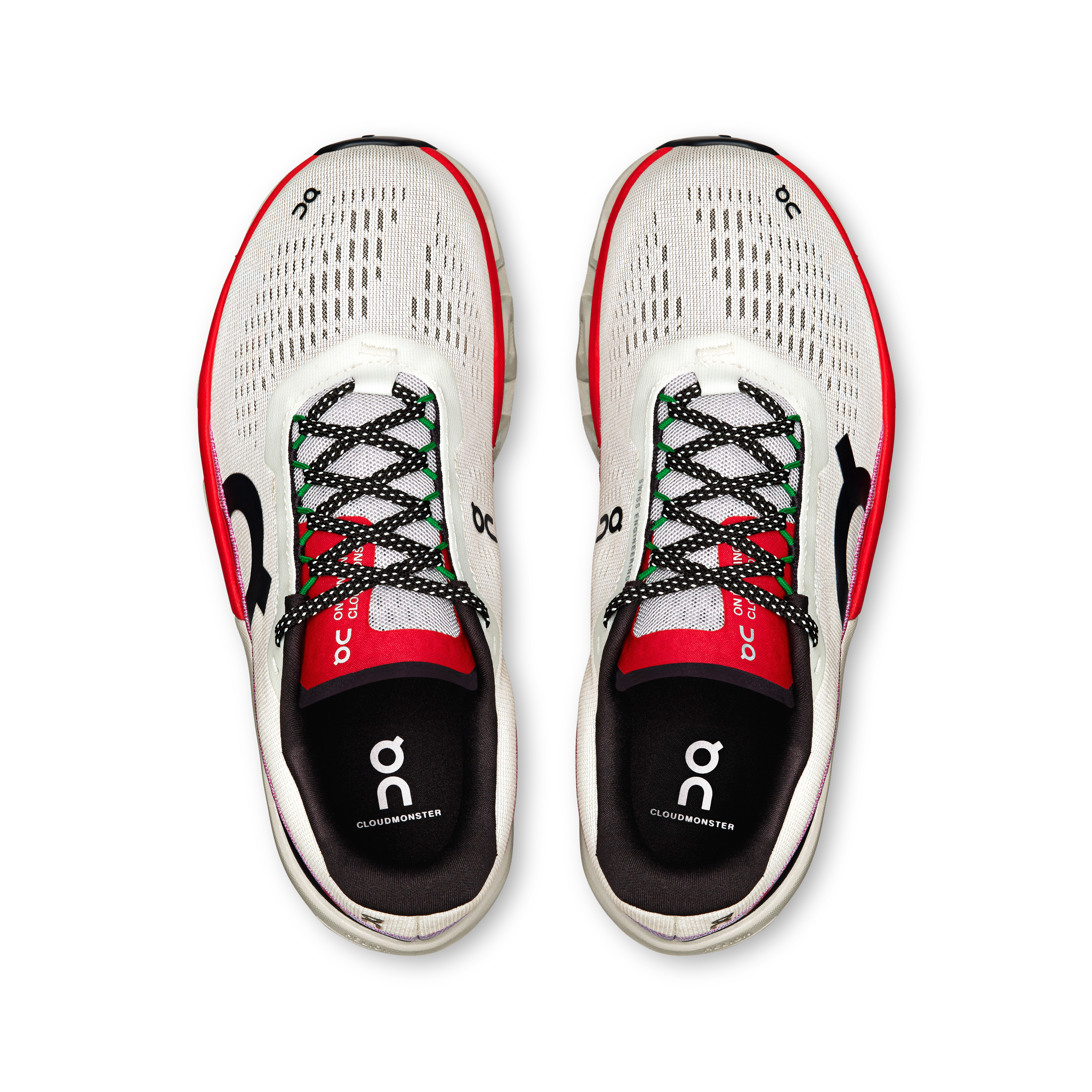 On Running Cloudmonster 2 Ivory Silver Red (Women's)