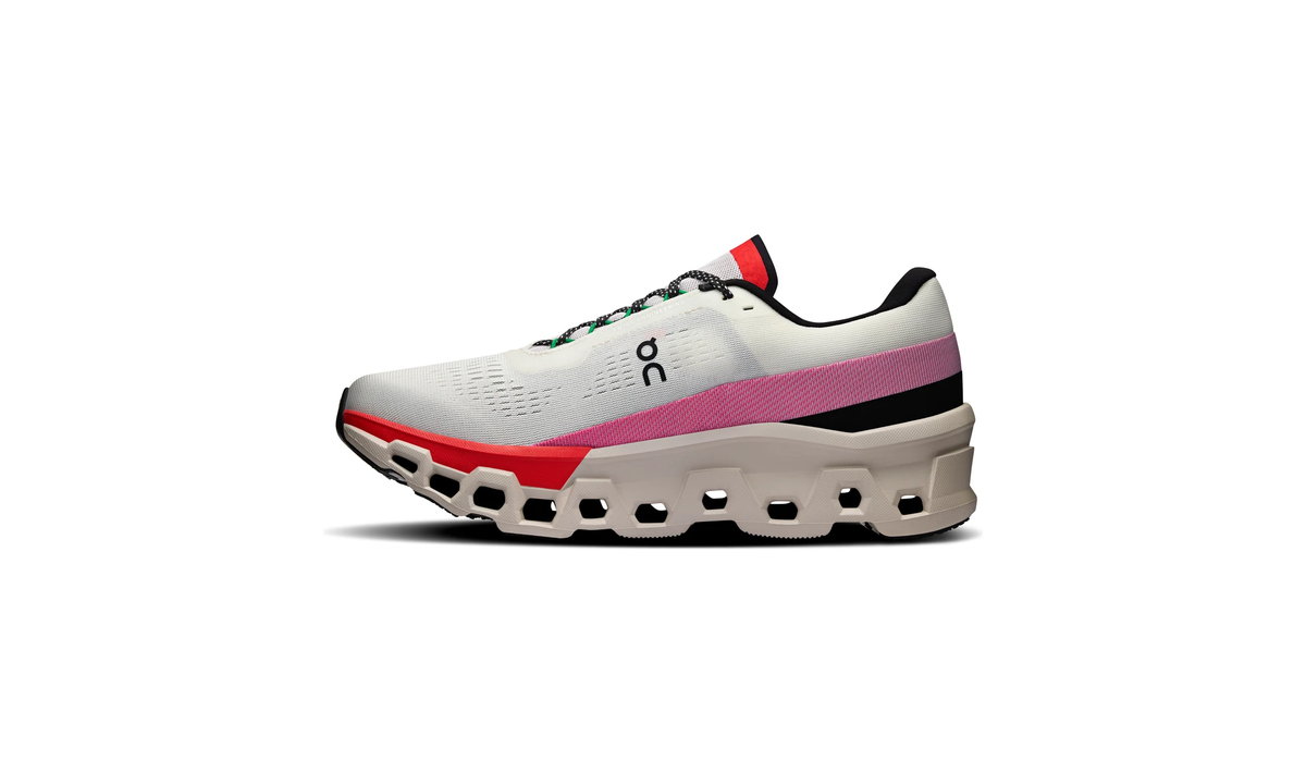 On Running Cloudmonster 2 Ivory Silver Red