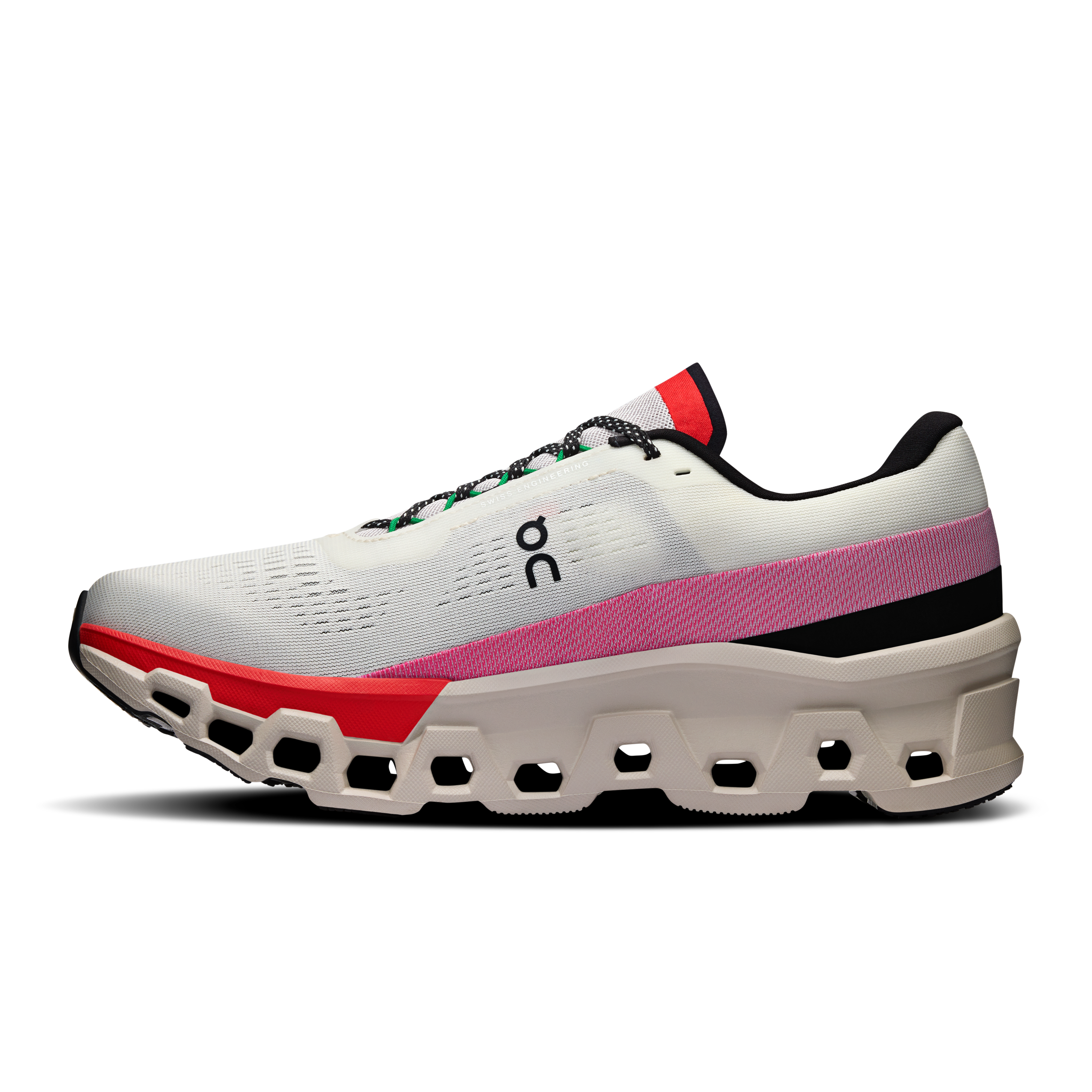 On Running Cloudmonster 2 Ivory Silver Red