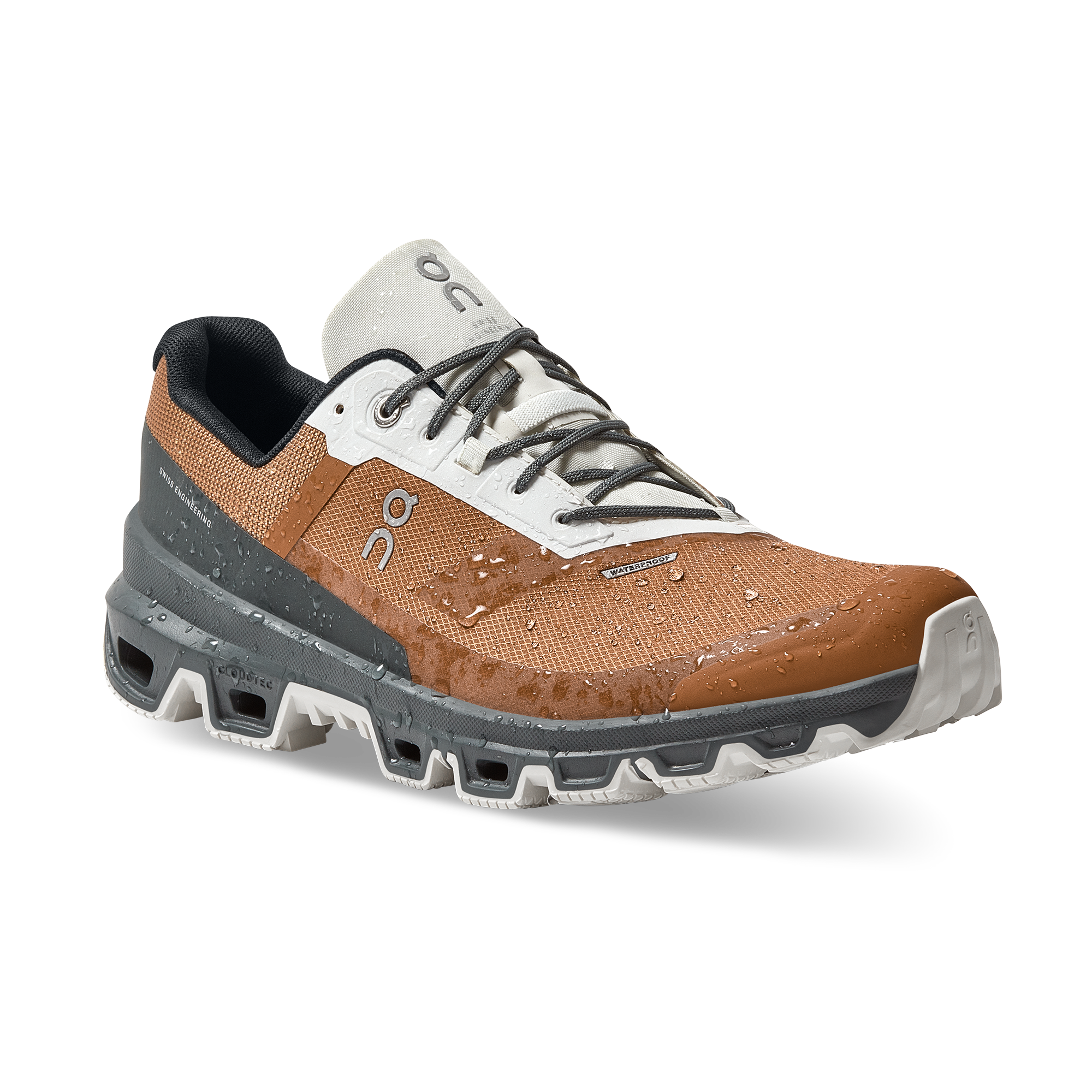 On Running Cloudventure Waterproof Pecan Lead
