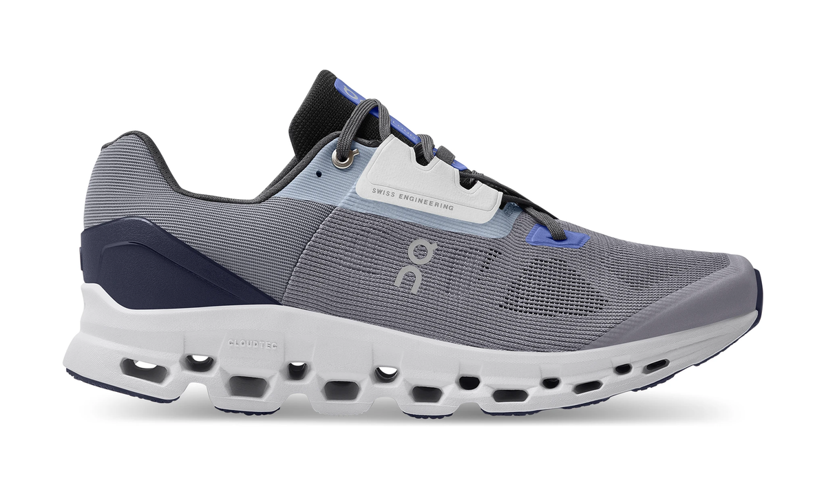 On Running Cloudstratus Fossil Grey Midnight Navy