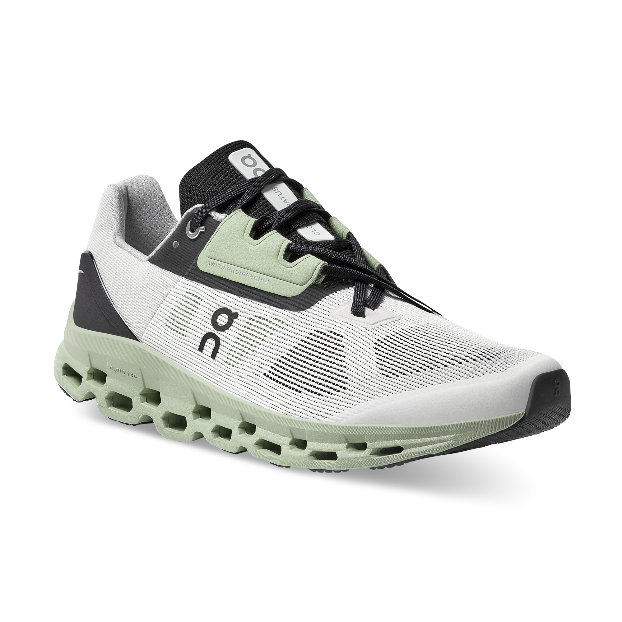 On Running Cloudstratus White Black Sage