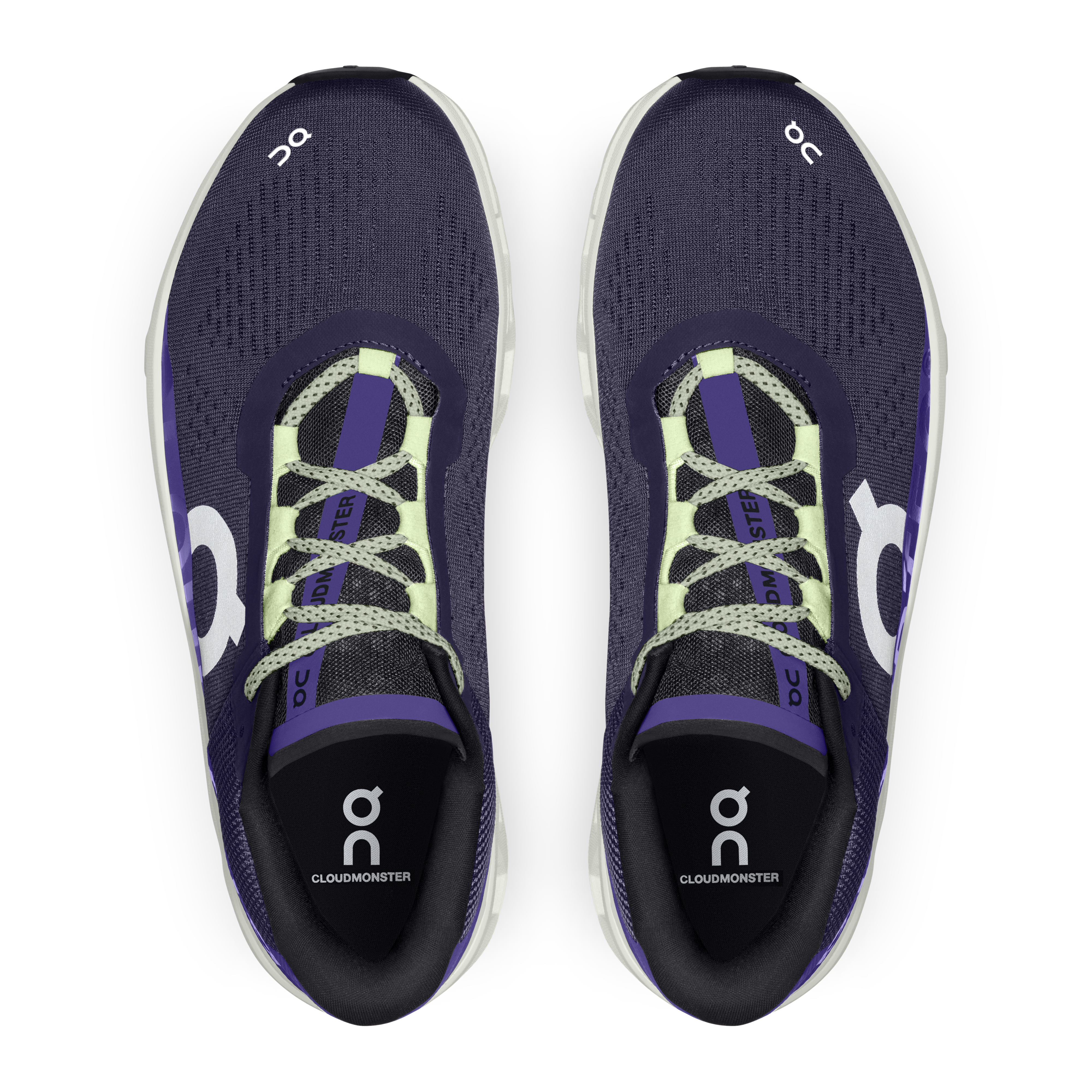 On Running Cloudmonster Acai Purple Yellow