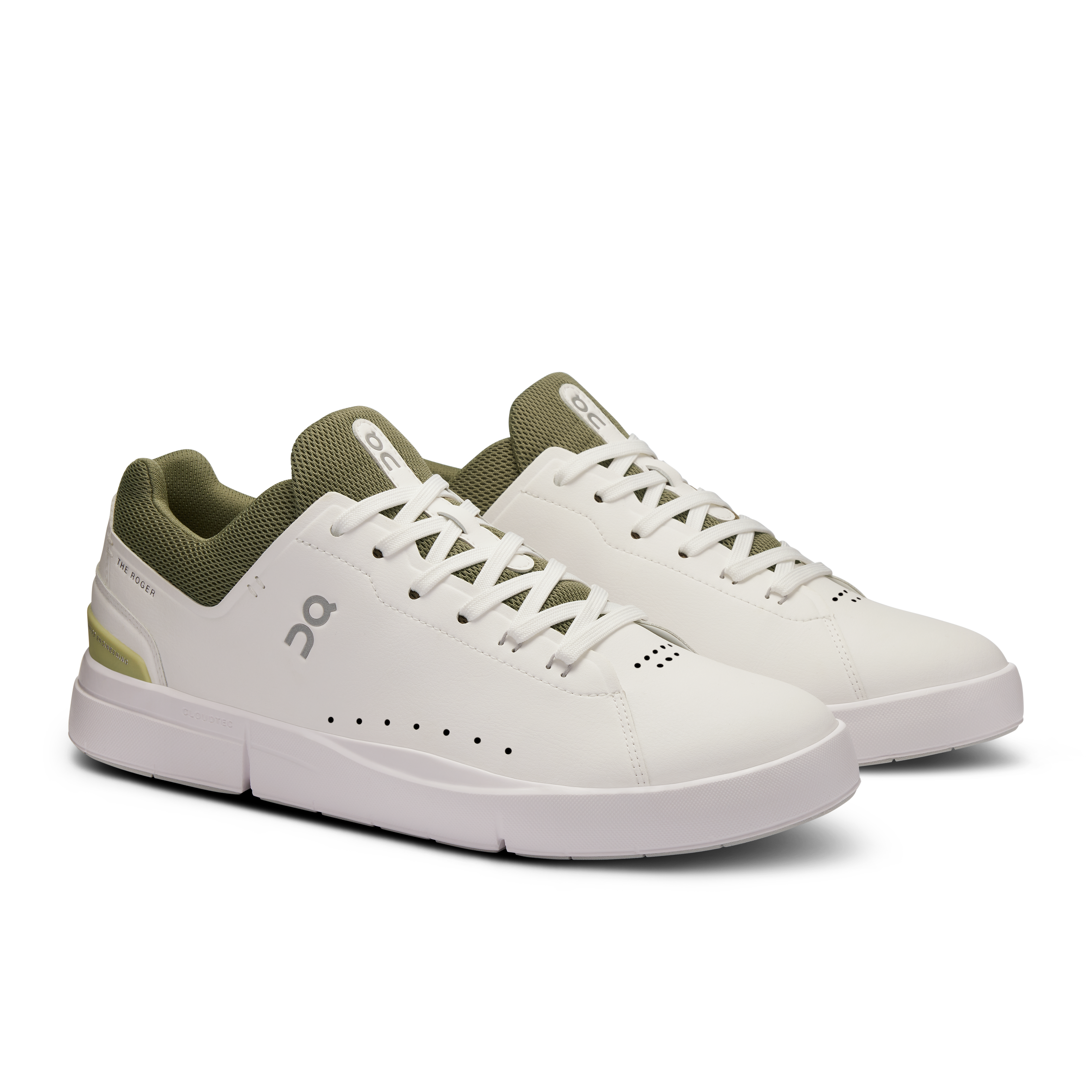 On The Roger Advantage White Olive
