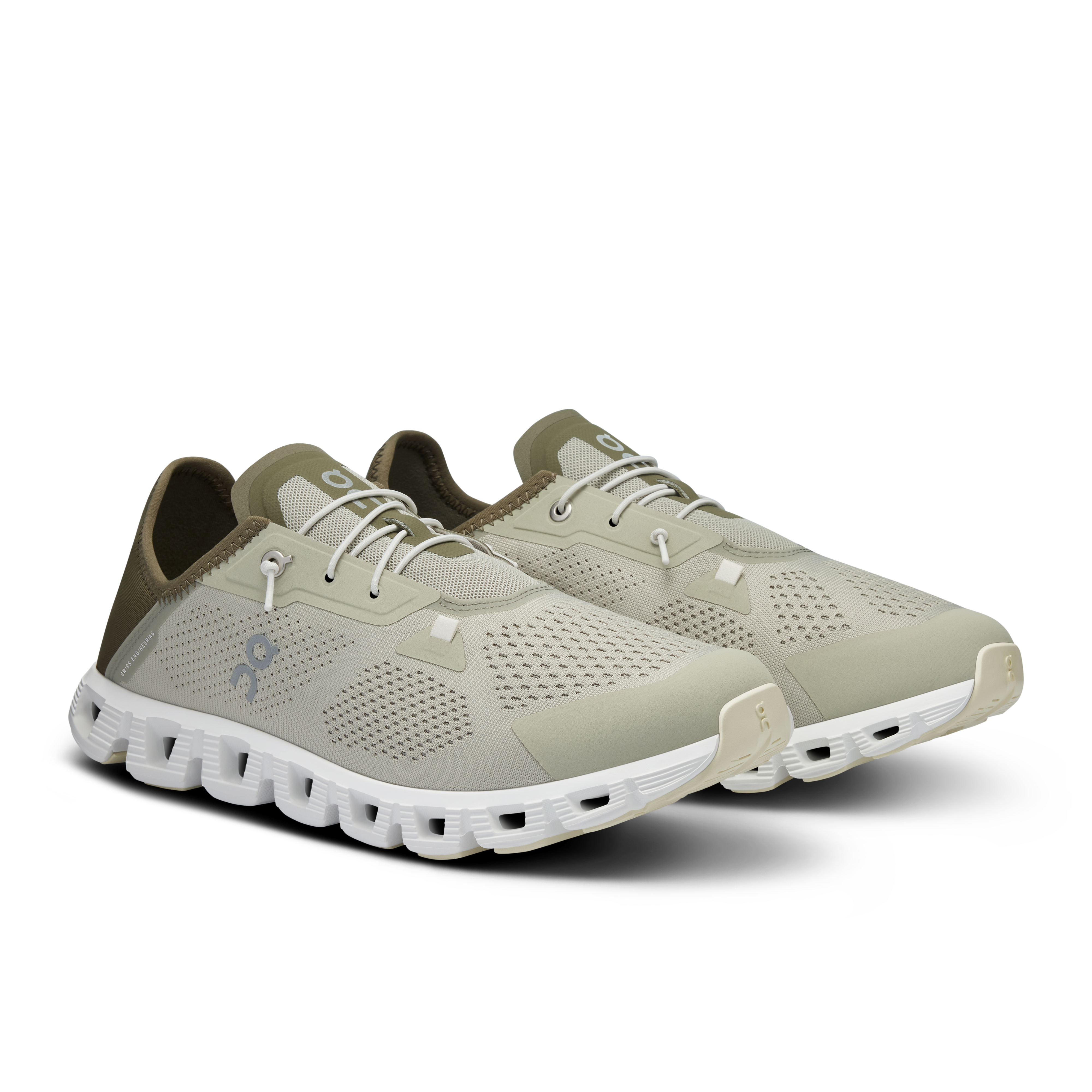 On Running Cloud 5 Coast Chalk Olive