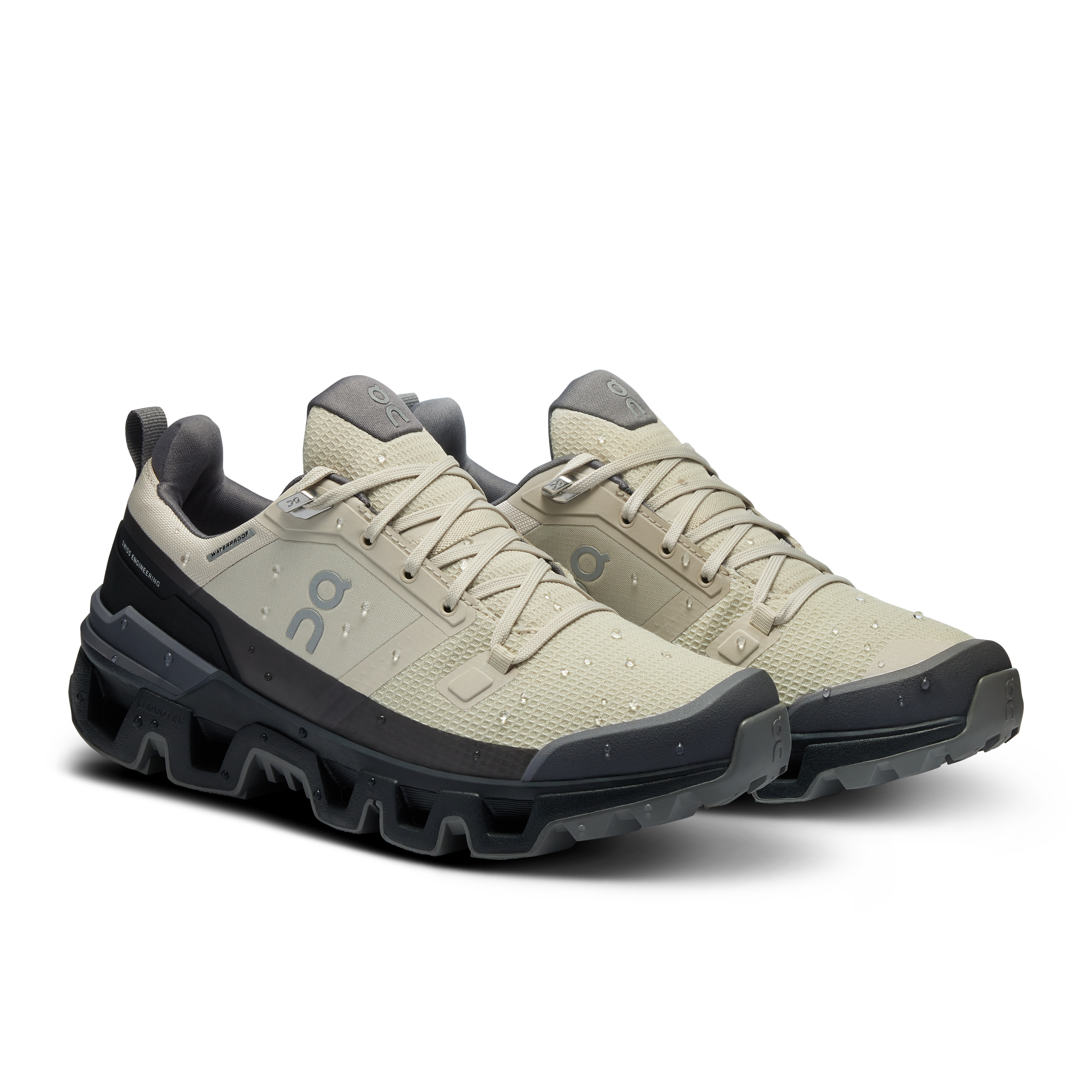 ON Wmns Cloudwander Waterproof 'Sand Black'