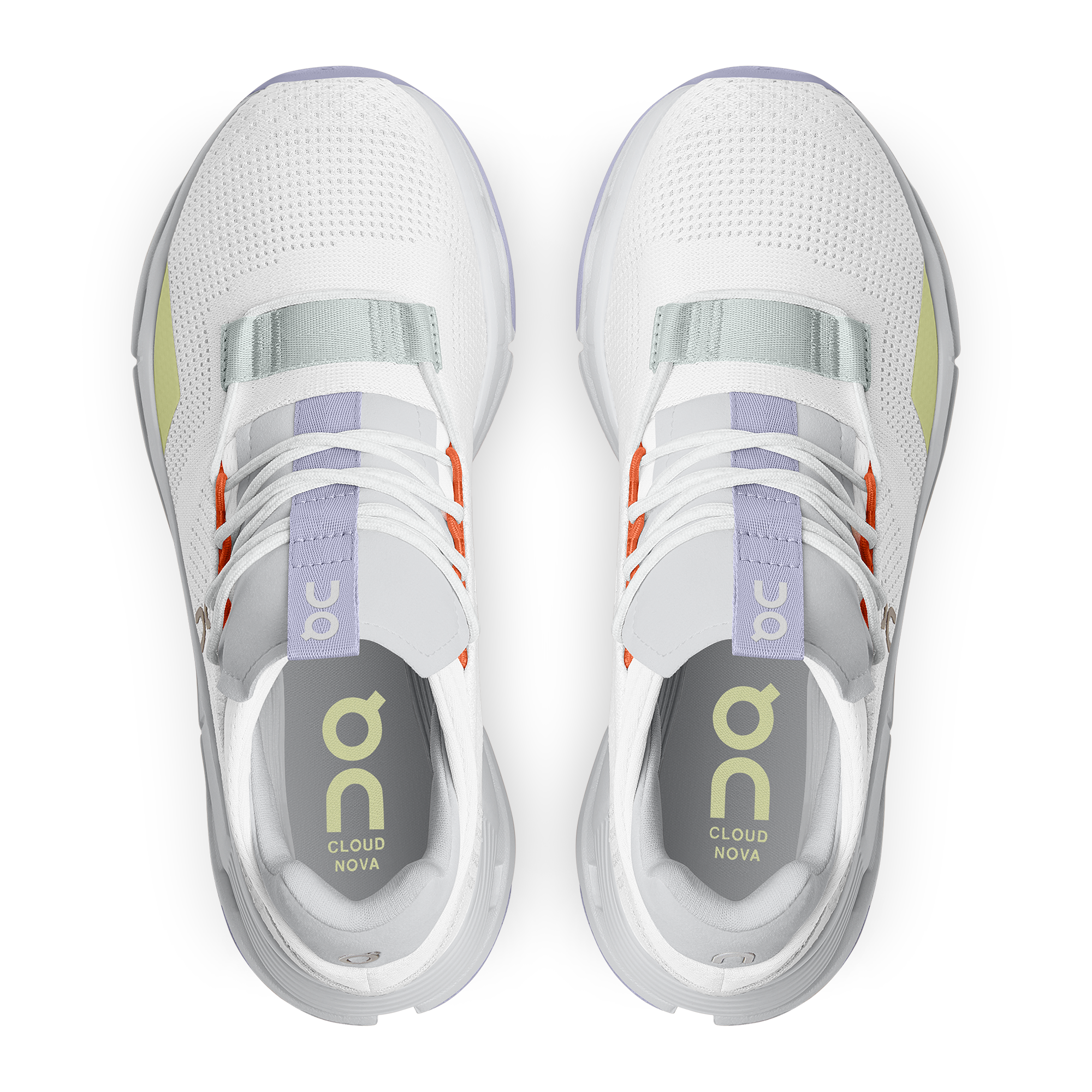 On Running Cloudnova White Glacier Grey Lavender (Women's)