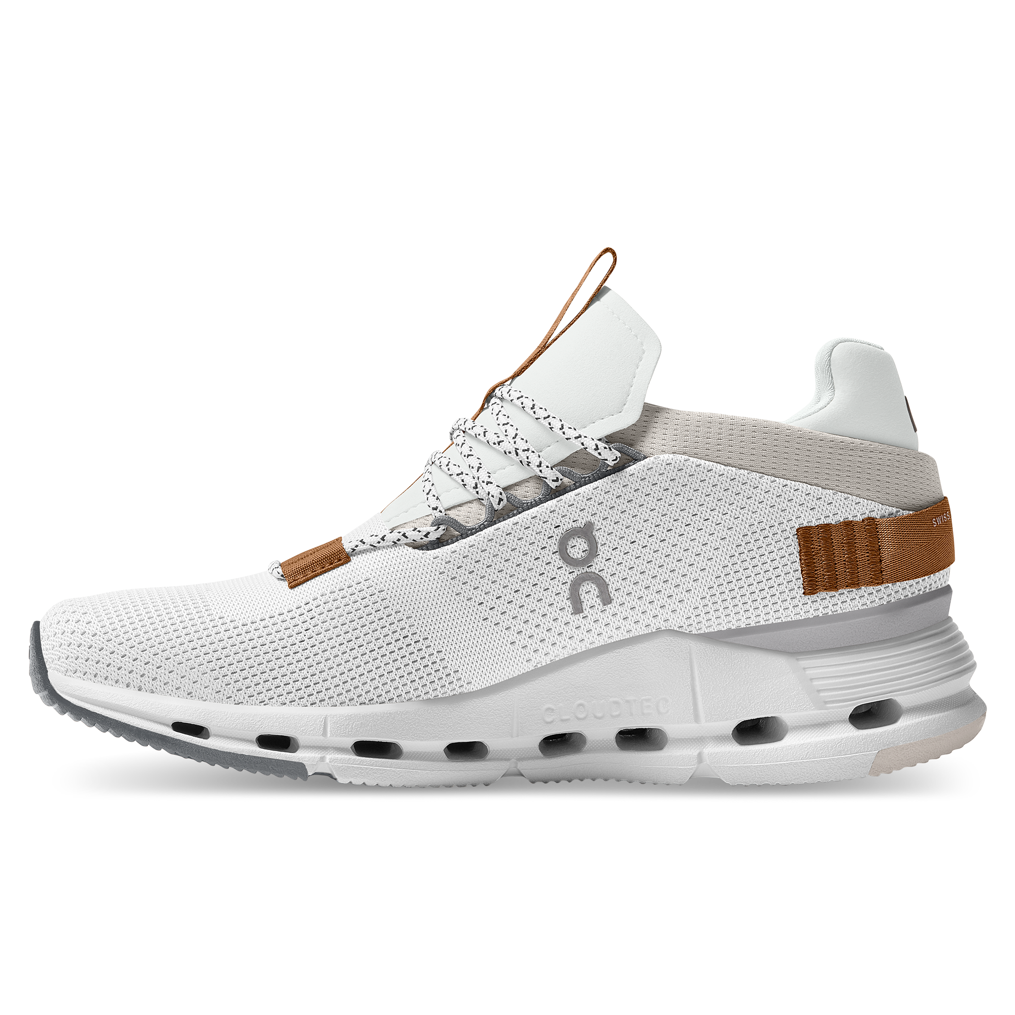 On Running Cloudnova White Pearl Brown