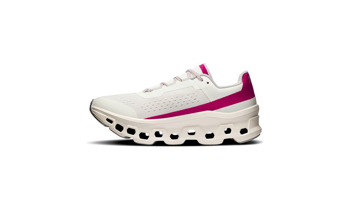 On Running Cloudmonster Ivory Grenadine (Women's)