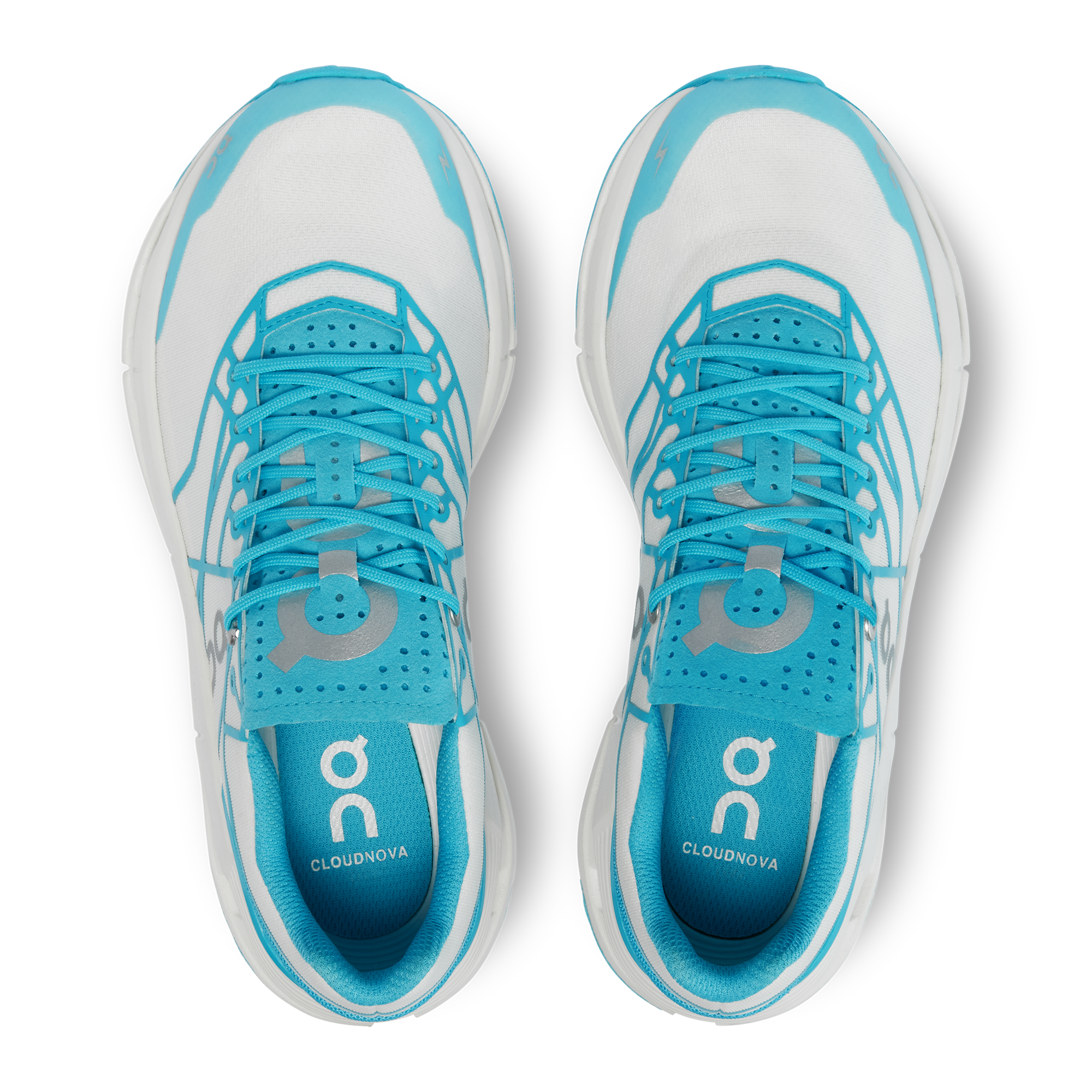 On Running Cloudnova Z5 White Cyan (Women's)