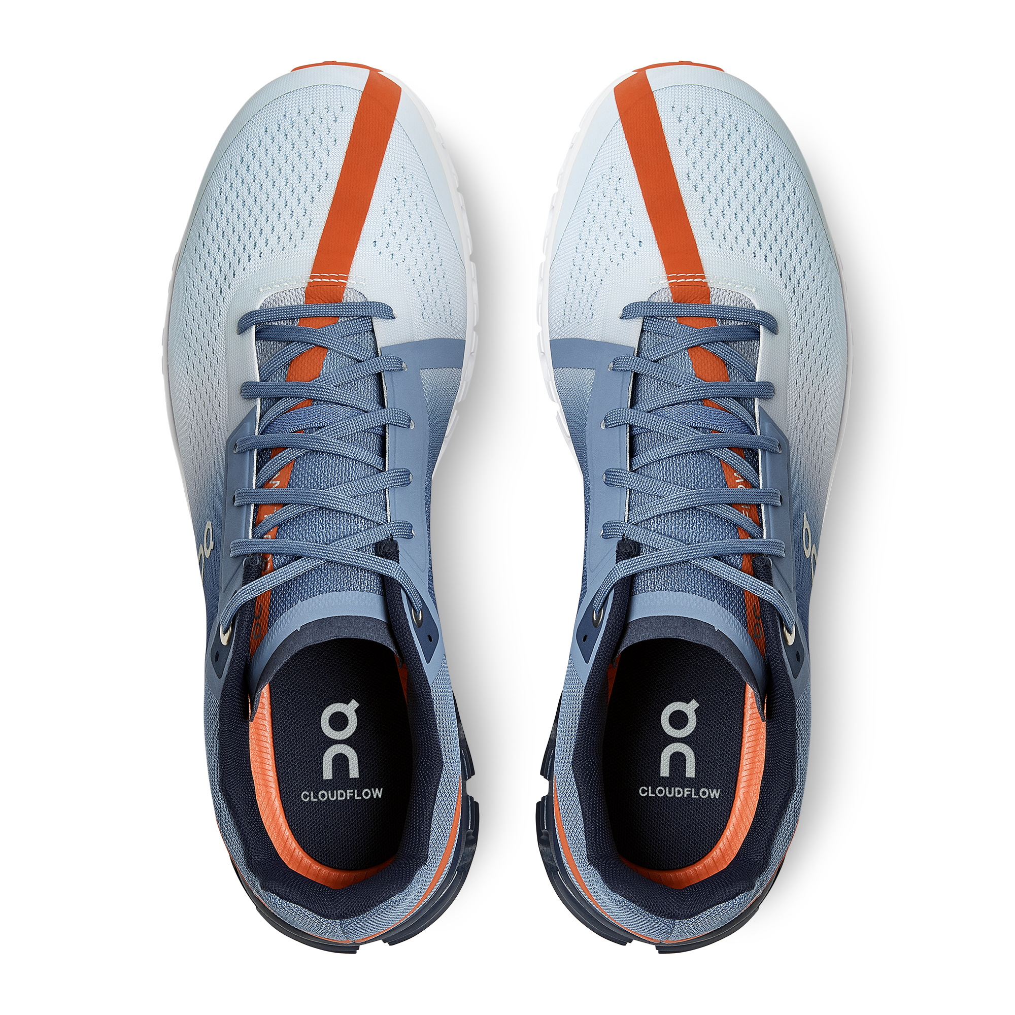 On Running Cloudflow 3.0 Lake Blue Flare Orange